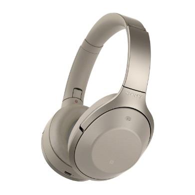 SONY Cuffie a padiglione Sony Hi-Res wireless bluetooth champagne